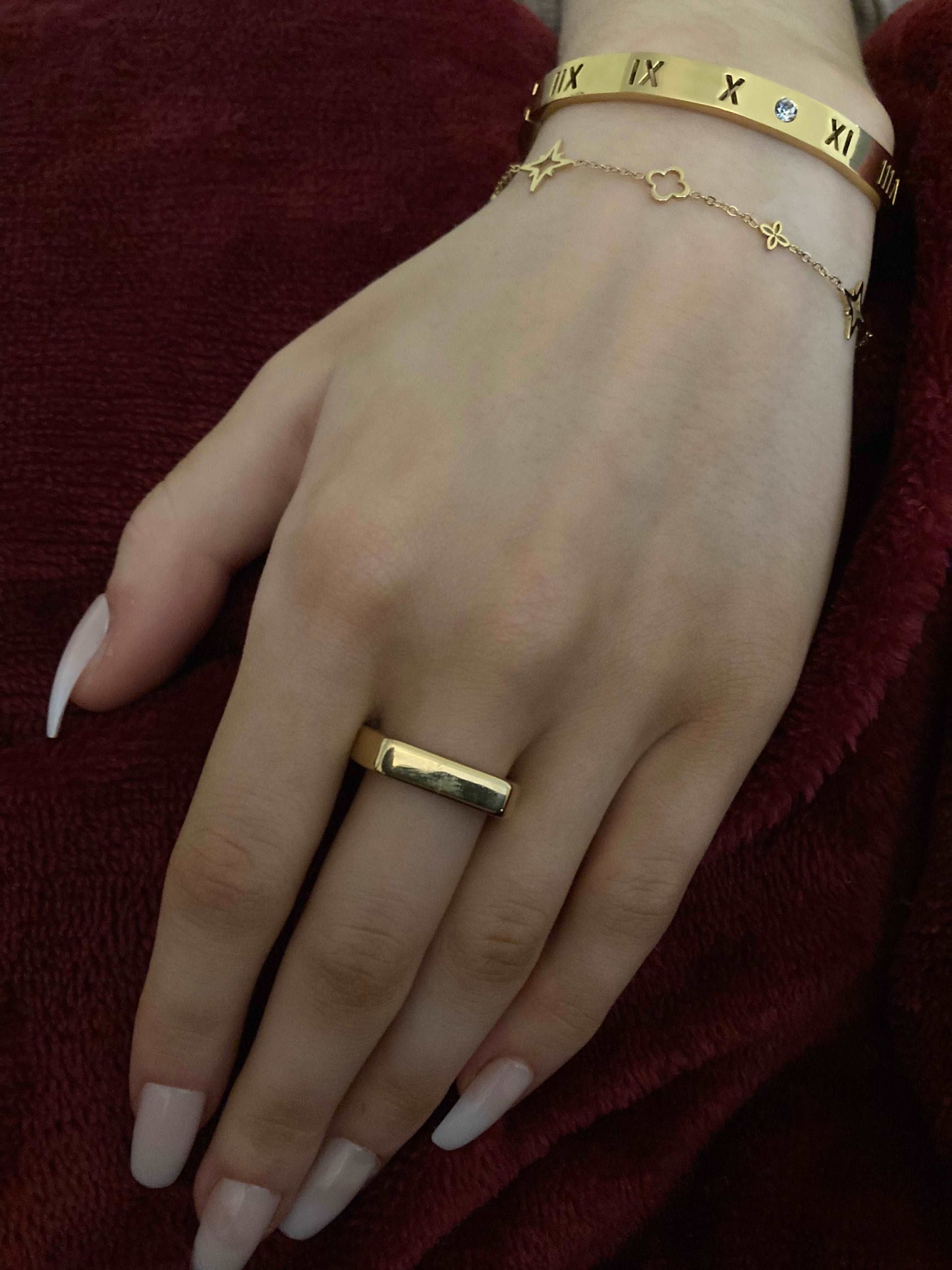 On Trend Signet Ring - Kissed Jewellery
