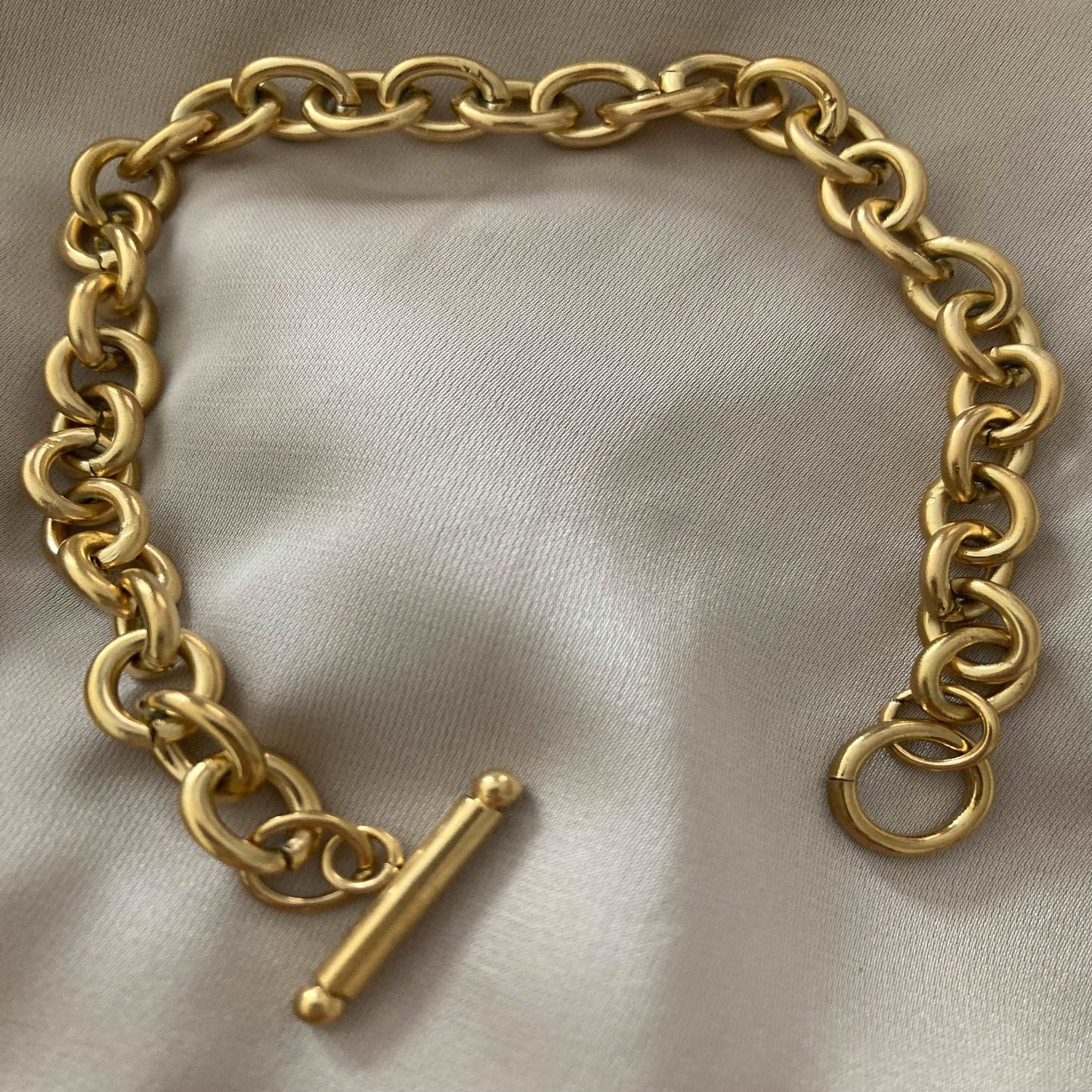 Gold T Bar Bracelet - Kissed Jewellery