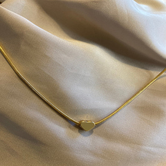 Classic Gold Heart Necklace