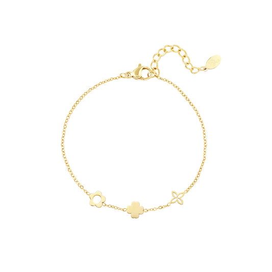 Lara Gold  Bracelet - Kissed Jewellery