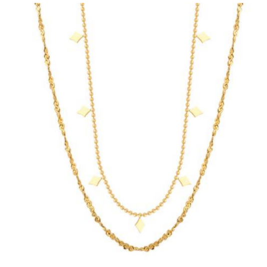 Double Layer Chain - Kissed Jewellery
