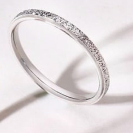 Silver Sparkle Ring - Kissed Jewellery