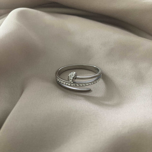 Silver LA Ring - Kissed Jewellery