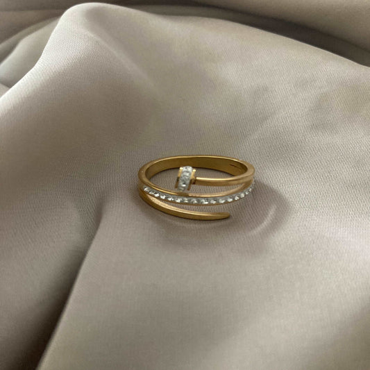 Gold LA Ring - Kissed Jewellery