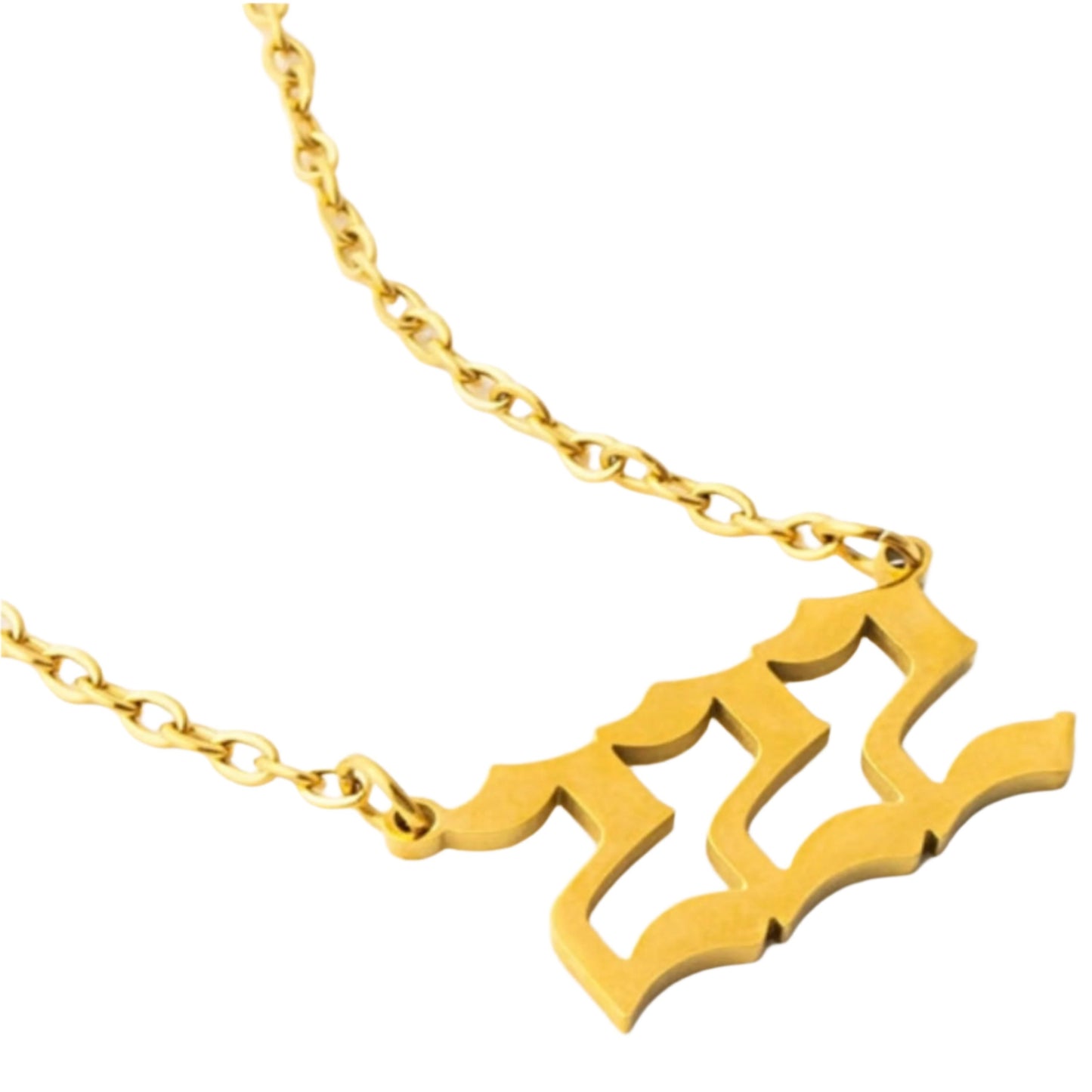 Angel Gold 222 Necklace - Kissed Jewellery