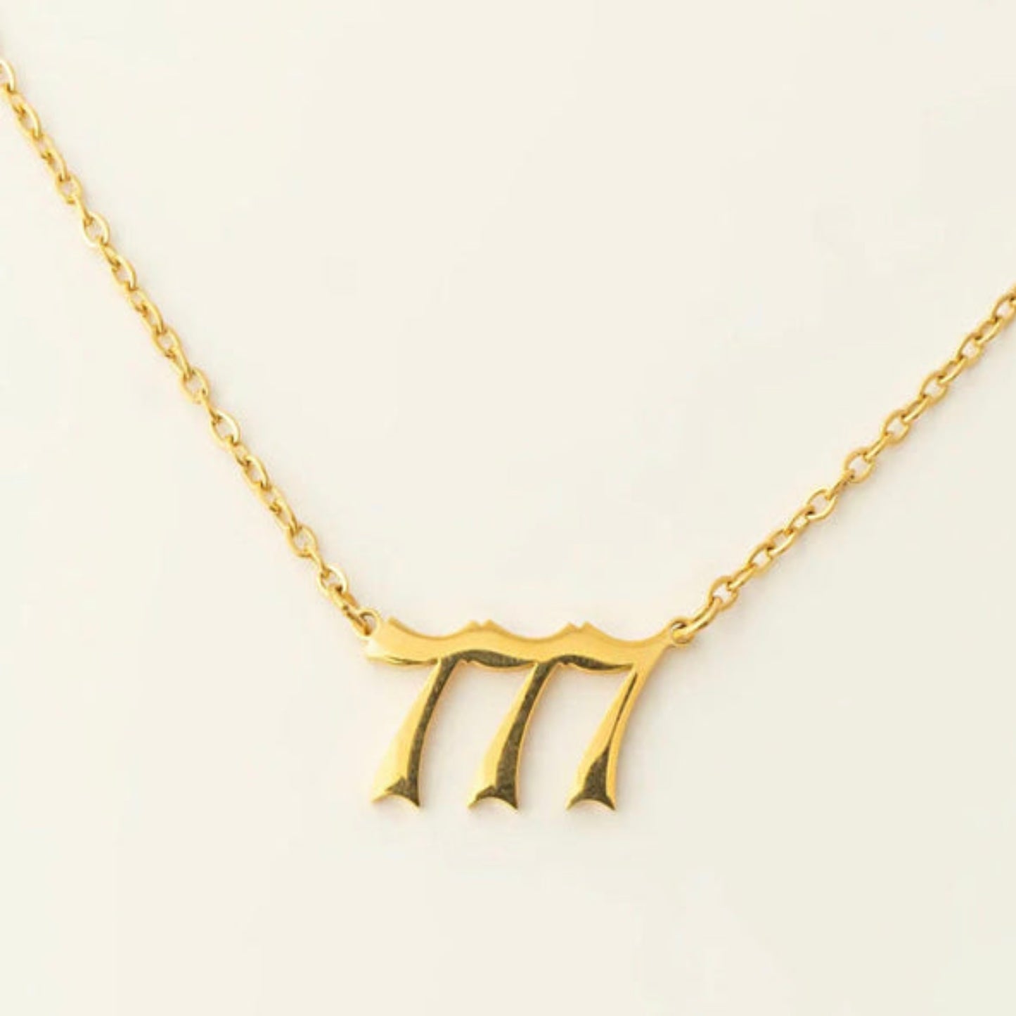 Angel Gold 777 Necklace
