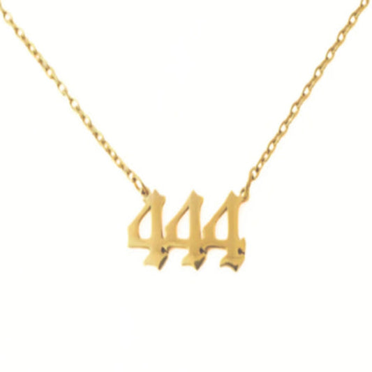 Angel Gold 444 Necklace