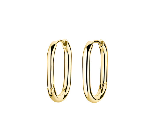 Gold London Style Hoop Earrings