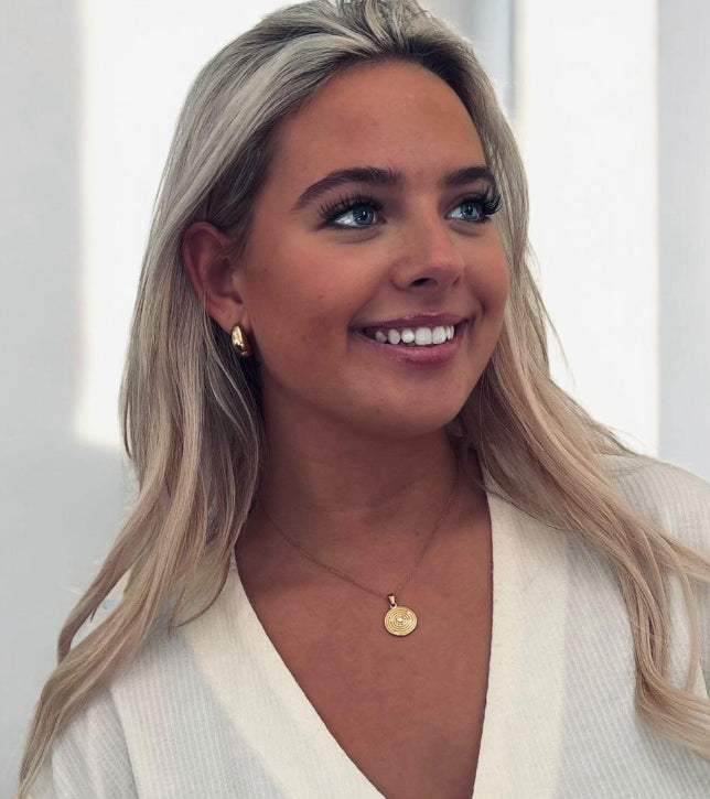 Gold Celtic Pendant Necklace