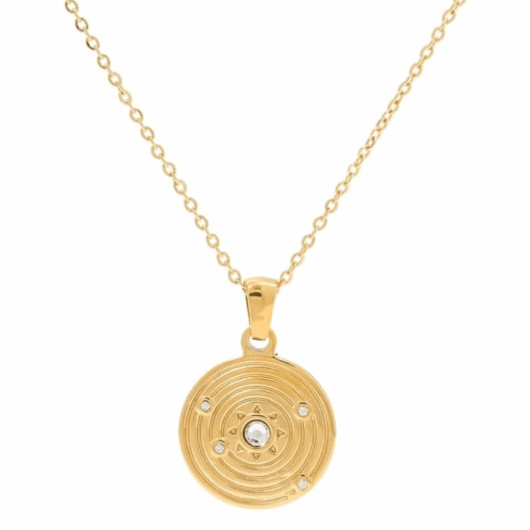 Gold Star Pendant Necklace - Kissed Jewellery