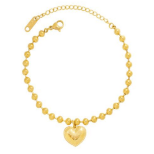 Bubble Heart Bracelet - Kissed Jewellery