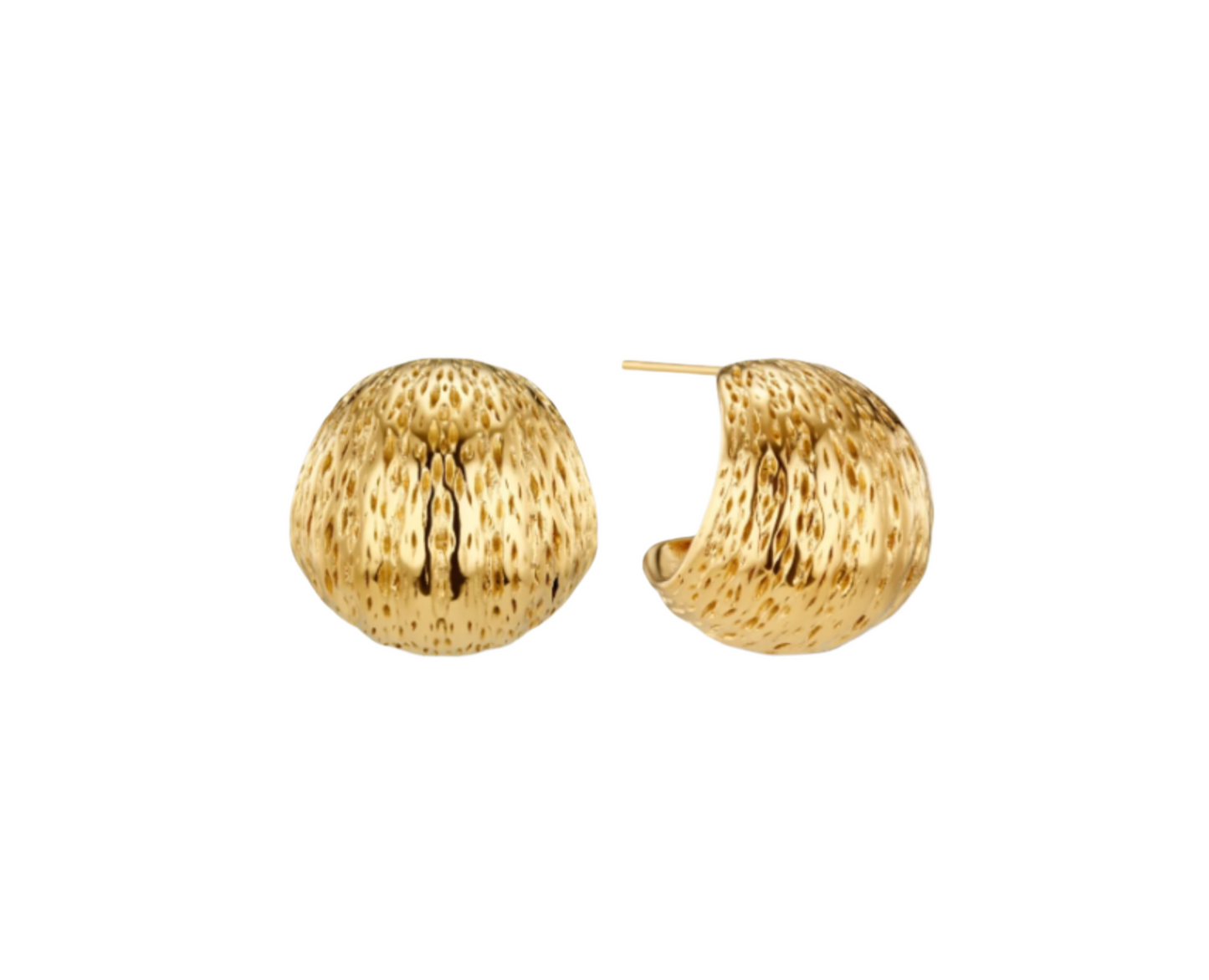 Gold Luxury Made Hoop Earrings