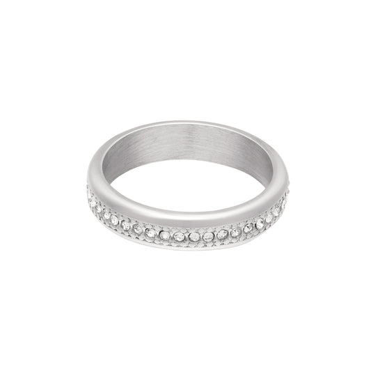 Silver Danielle Ring - Kissed Jewellery